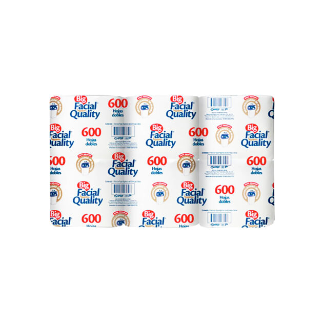 PAPEL HIGIENICO BIG QUALITY 600H