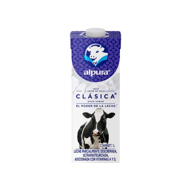 LECHE ENTERA ALPURA UHT 2000 CLAS AZUL