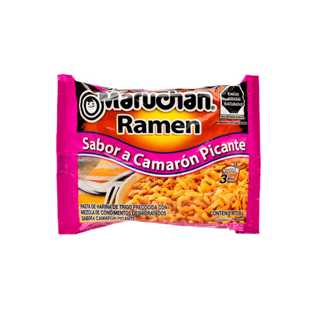SOPA MARUCHAN RAMEN CAMARON PICANTE