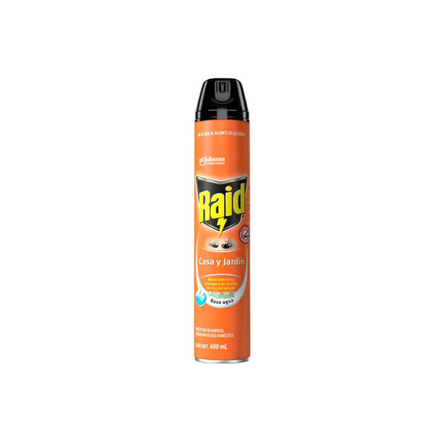 INSECTICIDA RAID CASA Y JARDIN