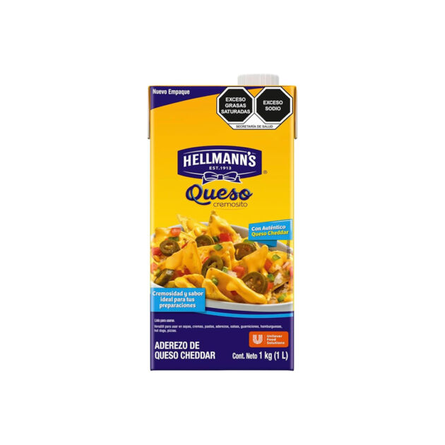 ADEREZO HELLMANNS QUESO CHEDDAR