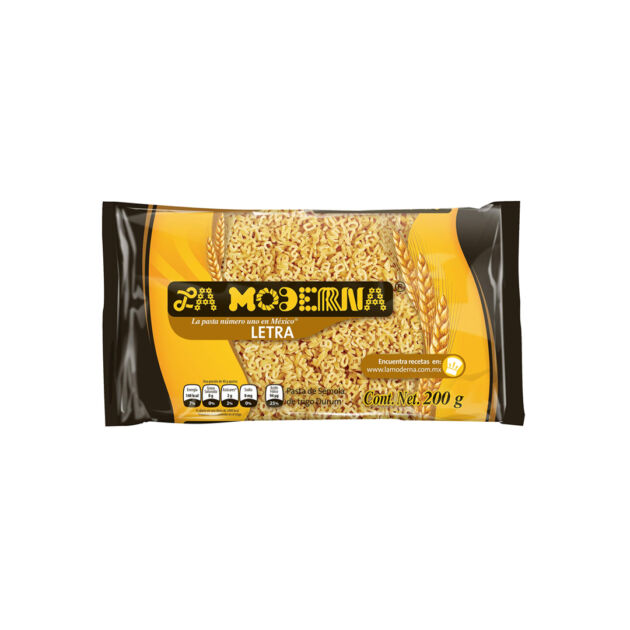 PASTA LA MODERNA LETRA