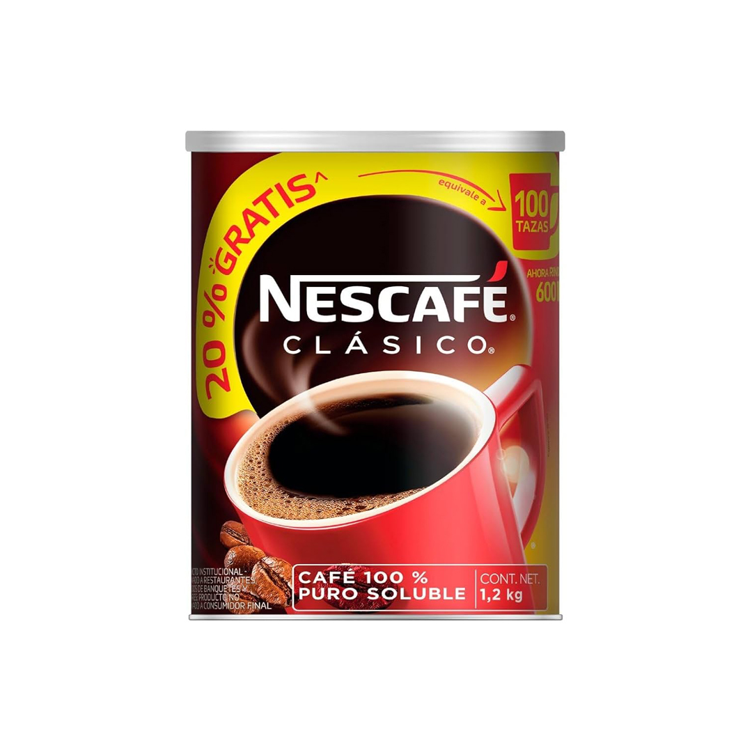 NESCAFE CLASICO GRATIS 20% MAS